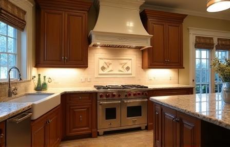 Example of a classic elegant kitchen design